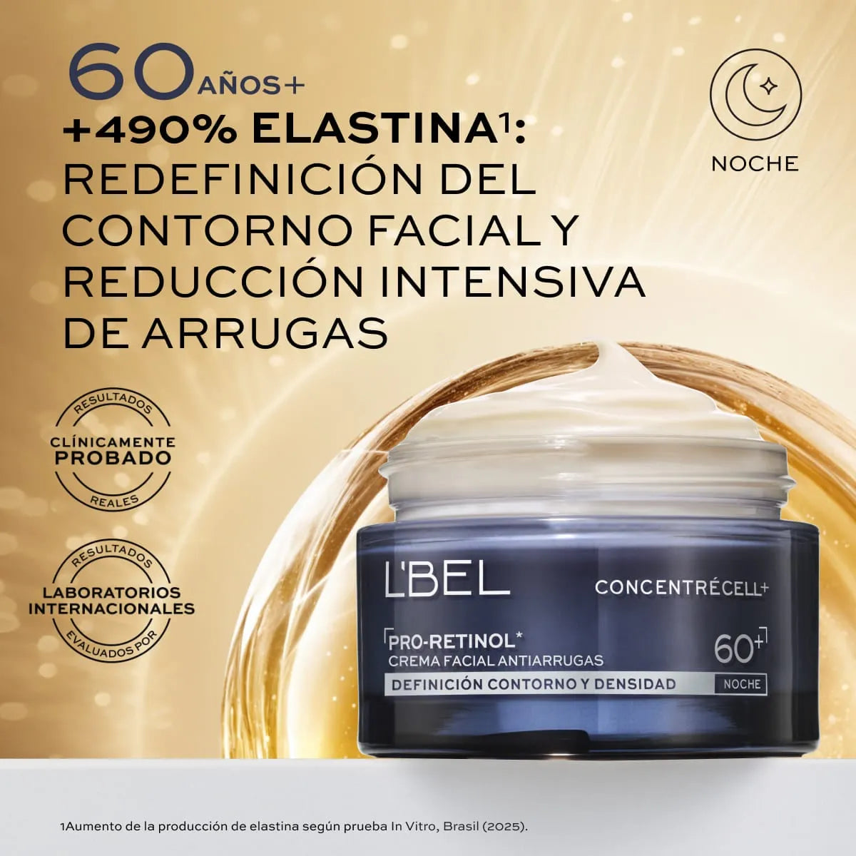 Crema Antiedad Noche Concentré Cell+ Edad 60+