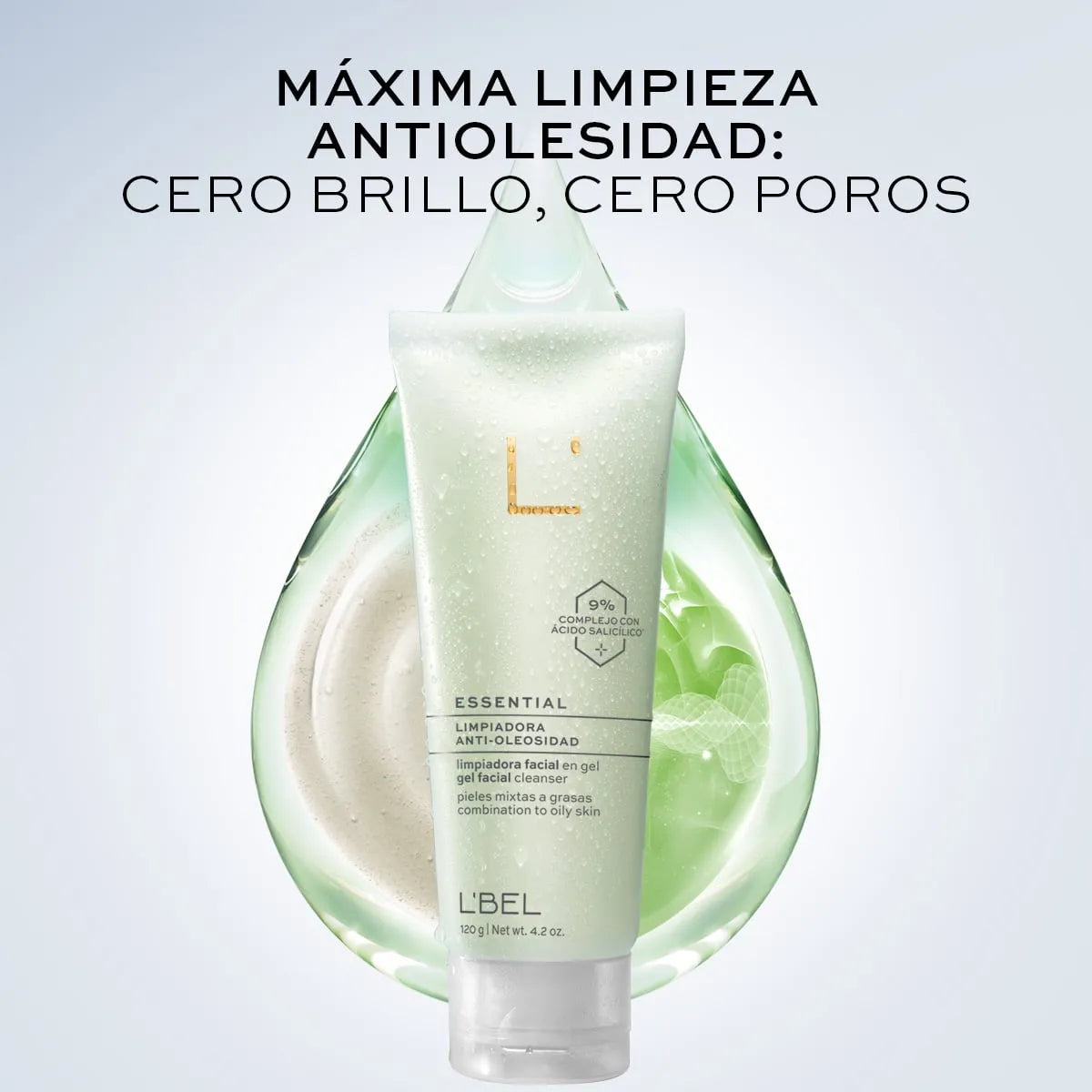 Limpiador Facial Antioleosidad Essential 120 G
