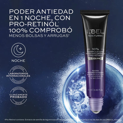Nocturne Ojos Crema Para Ojeras Y Contorno De Ojos Con Ácido Hialurónico 15 G