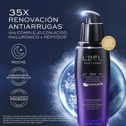 Concentrado Antiedad Nocturne Con Ácido Hialurónico 30 Ml