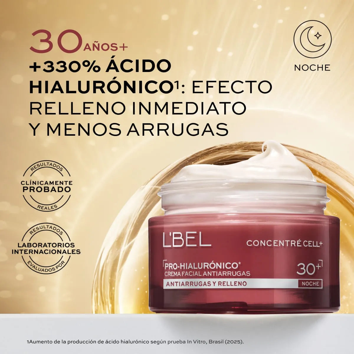 Crema Antiedad Noche Concentré Cell+ Edad 30+, 50 G