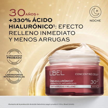 Crema Antiedad Noche Concentré Cell+ Edad 30+, 50 G