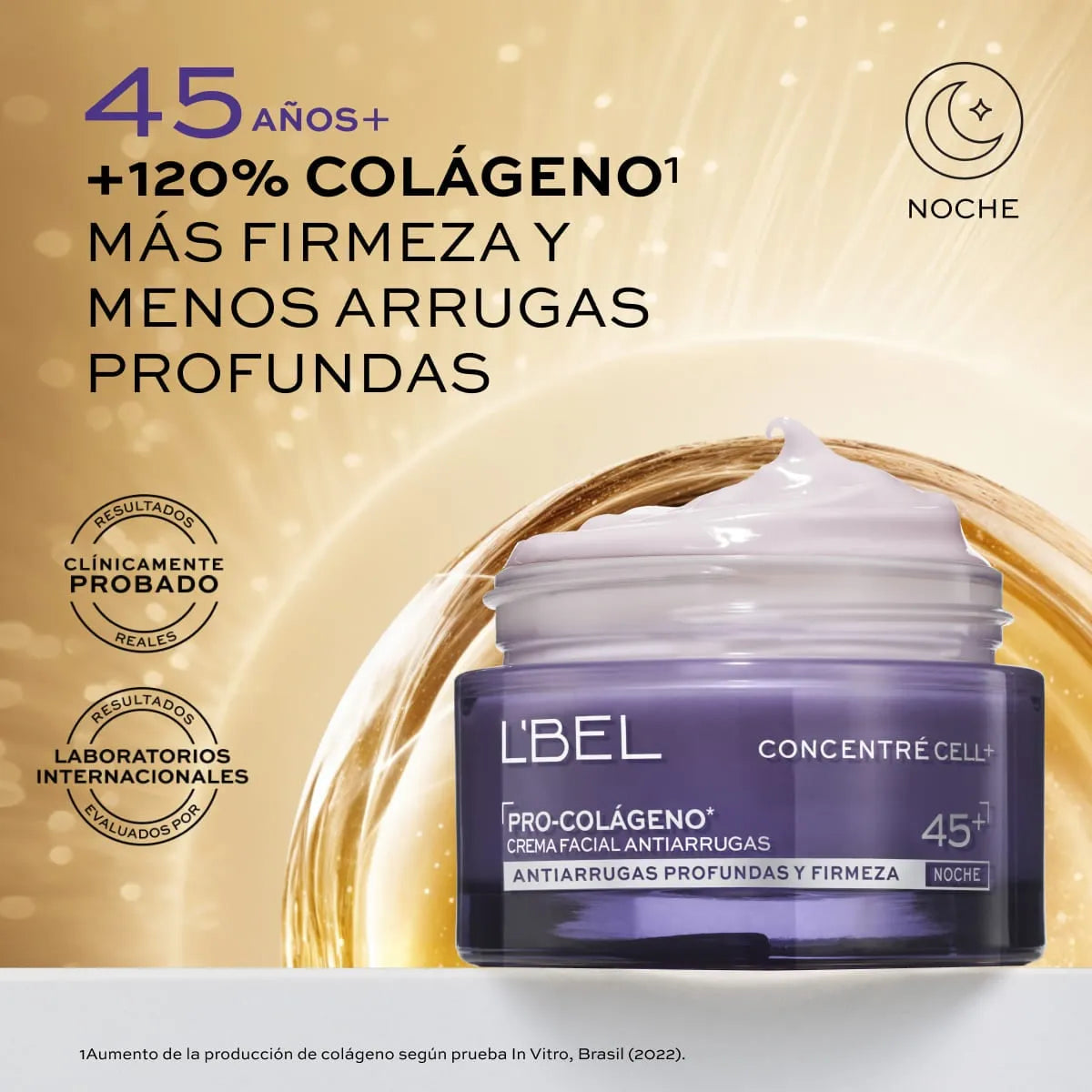 Crema Antiedad Noche Concentré Cell+ Edad 45+, 50 G