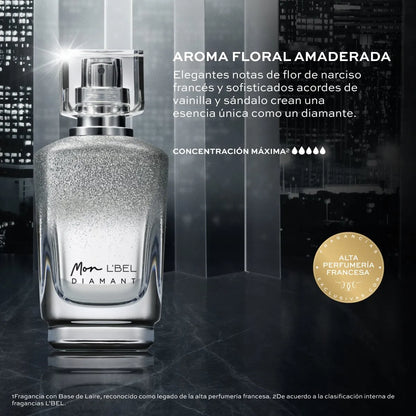 Perfume Para Mujer De Máxima Concentración Mon L'Bel Diamant 40 Ml