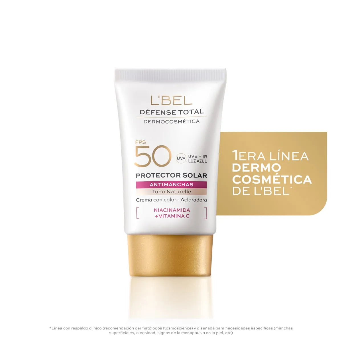Protector Solar Facial Con Color Défense Total Anti-Manchas