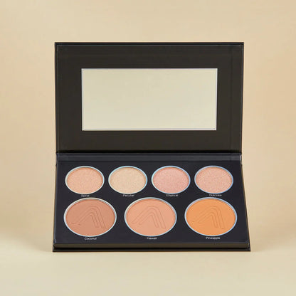 Paleta De Contornos E Iluminador Glamblack