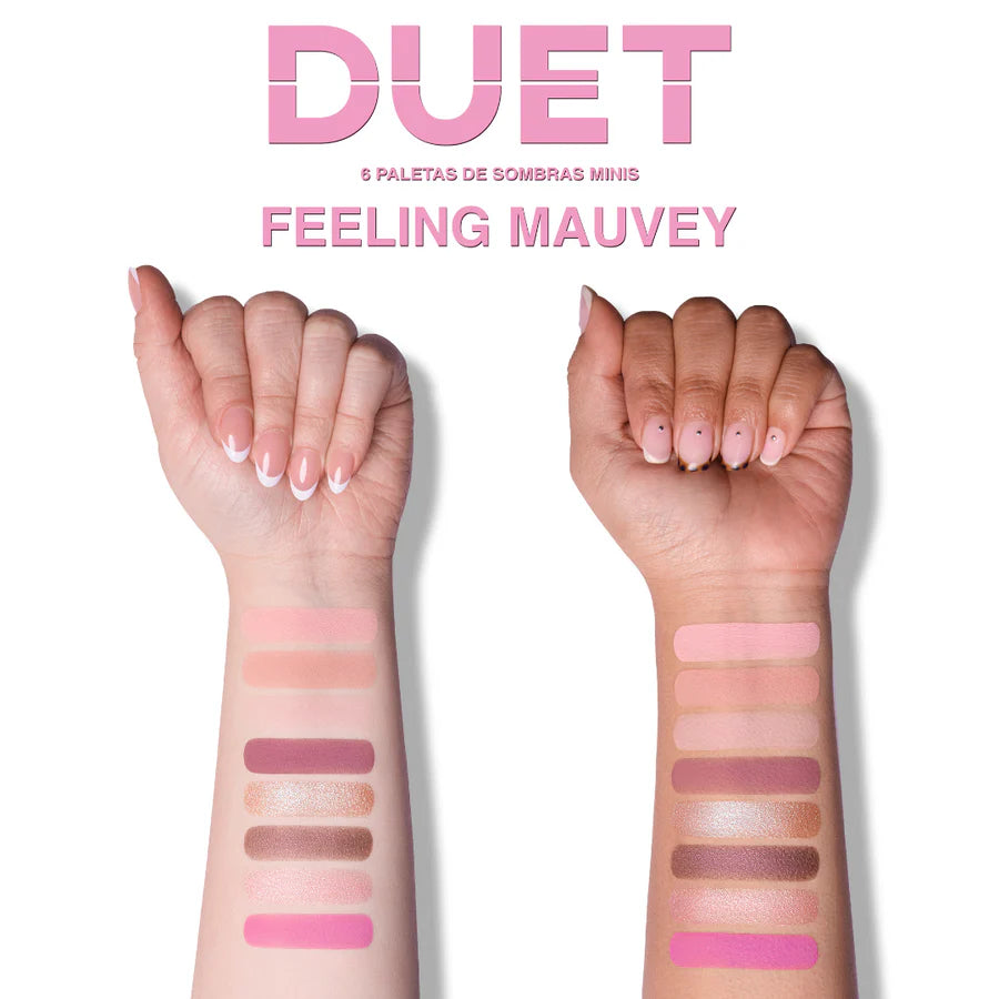 DUET - Mini Snap Palette - Paleta De Sombras 8 Tonos