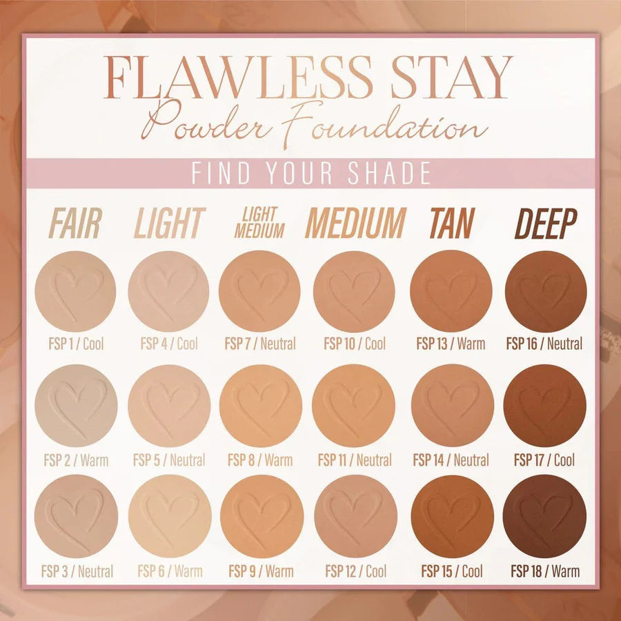 Flawless Stay - Base En Polvo - Powder Foundation