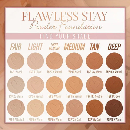 Flawless Stay - Base En Polvo - Powder Foundation