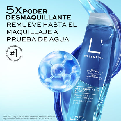 Loción Desmaquillante Bifásica Remueve Maquillaje Prueba De Agua 45 Ml.