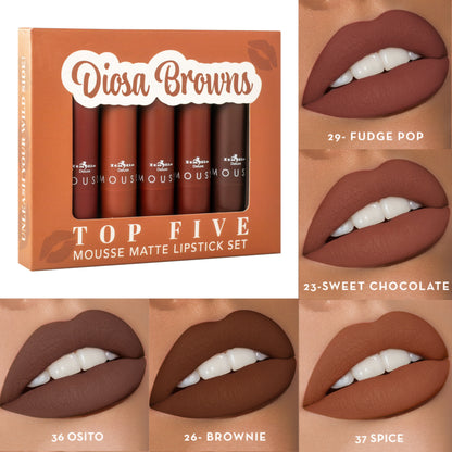 Mousse Matte Lipstick - Top Five Sets