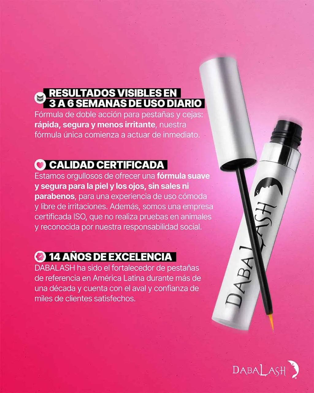 Sérum Fortalecedor para Pestañas y Cejas