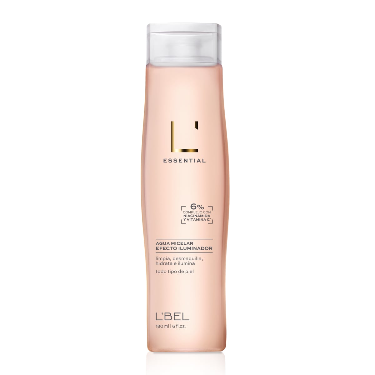 Agua Micelar Desmaquillante Essential Con Efecto Iluminador 180 Ml