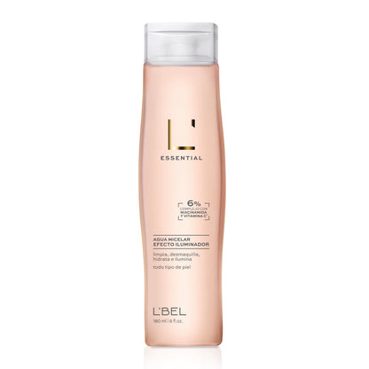 Agua Micelar Desmaquillante Essential Con Efecto Iluminador 180 Ml