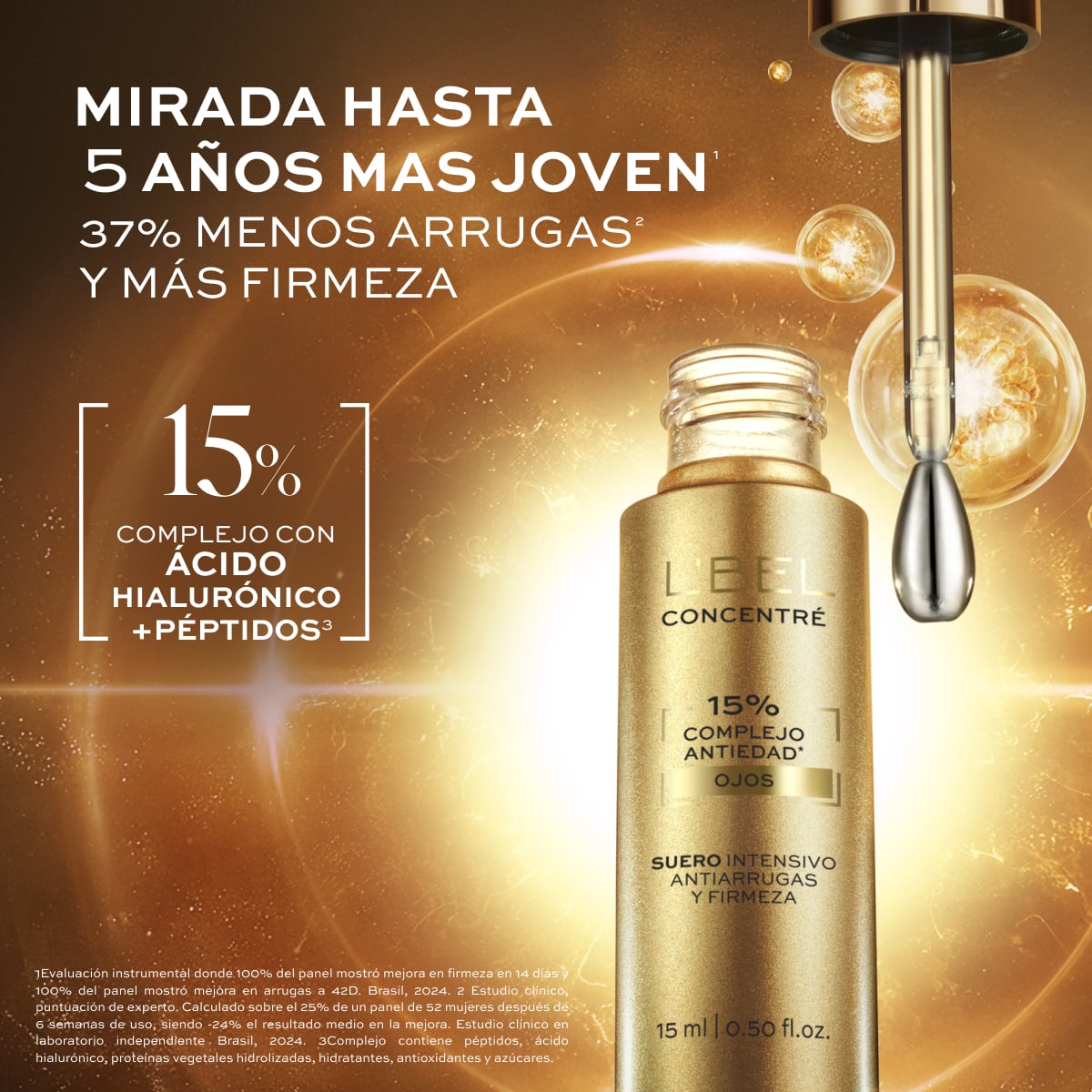 Sérum Intensivo Antiarrugas Y Firmeza Concentré Ojos 15 G