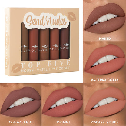 Mousse Matte Lipstick - Top Five Sets