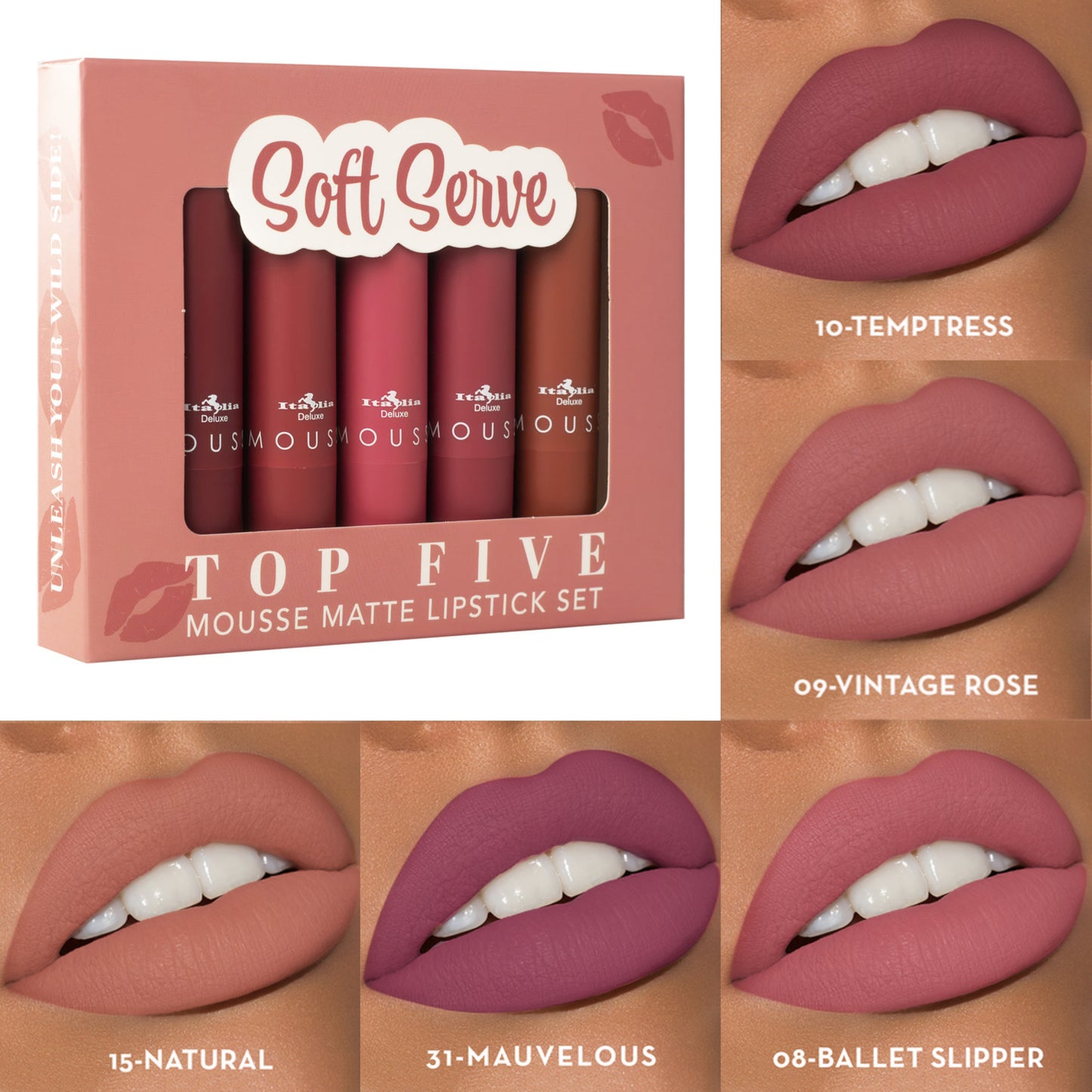 Mousse Matte Lipstick - Top Five Sets