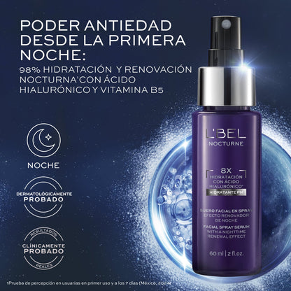 Nocturne Hidratante Facial En Spray 60 Ml